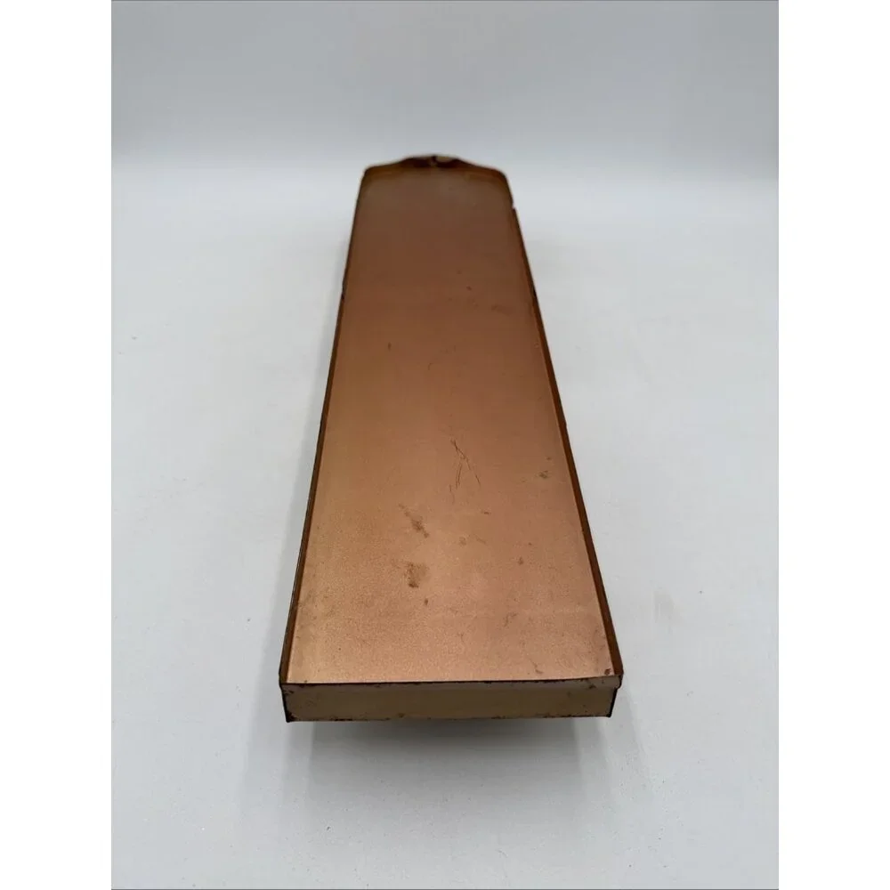 MCM Copper 3 Tier Wall Caddy Letter Mail Holder Roosters Vintage Organizer metal